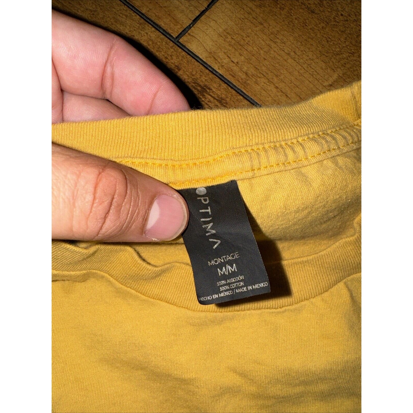 Quicksilver Water Dependency T-Shirt Yellow Medium 18x25.5
