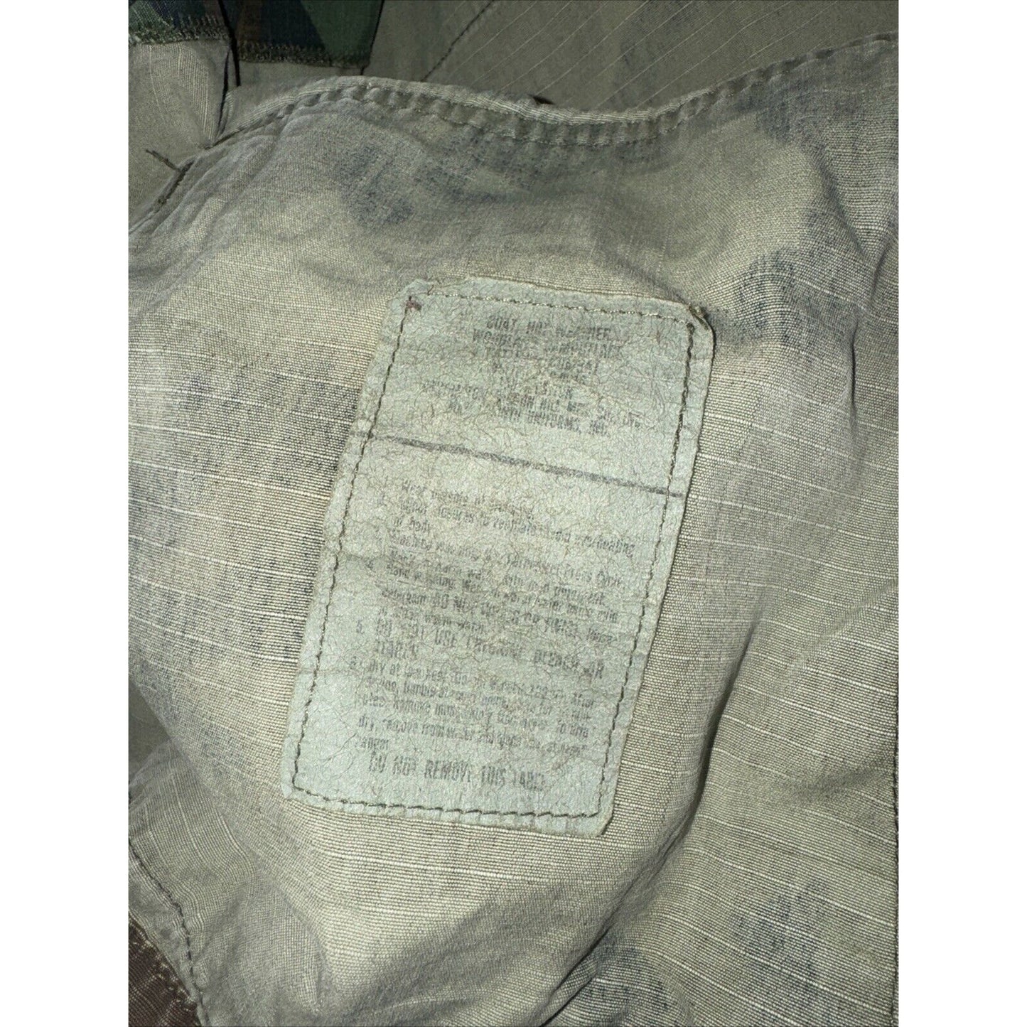 Vintages USMS Camo Jacket Medium 22x27 Camies OuterWear Workwear Military