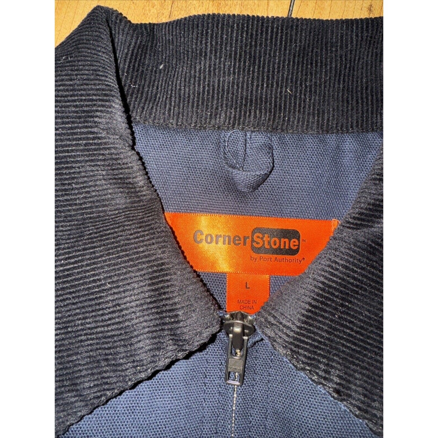 Southern California Edison Detroit Style Workwear Jacket Navy Blue Large