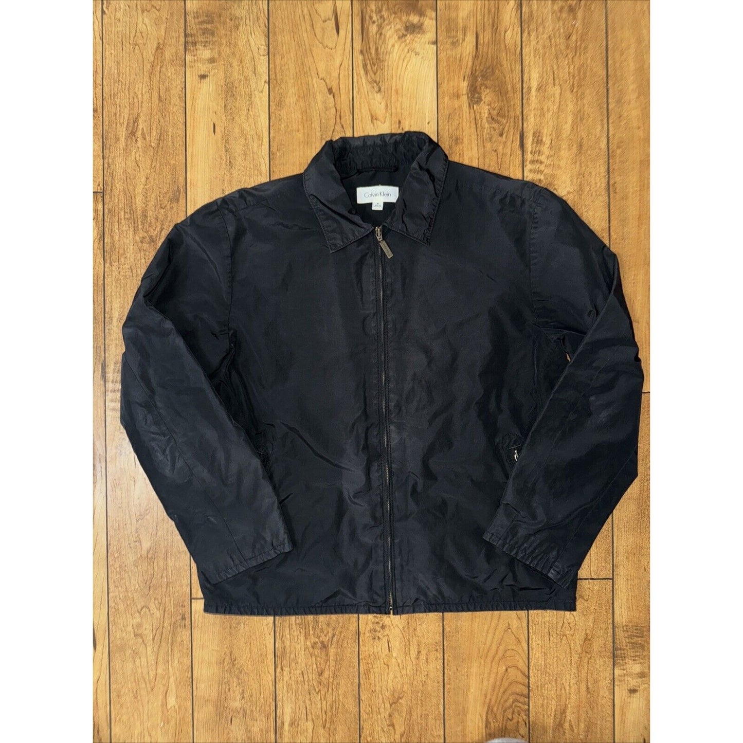 Calvin Klein Harrington Full Zip Jacket Black Medium 21x25