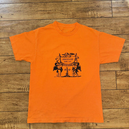 4 Hunnid Angels T-Shirt Orange Medium 19x25.5