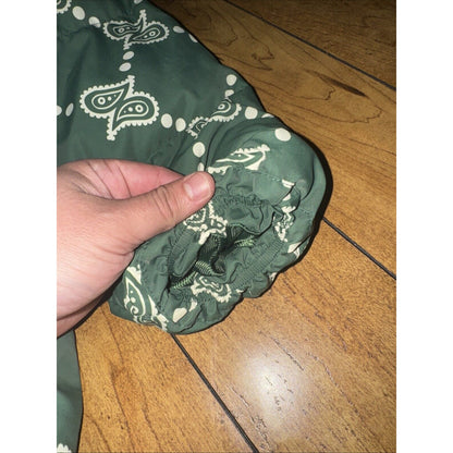 Maison Article Puffer Paisley Jacket Green XL 25x26